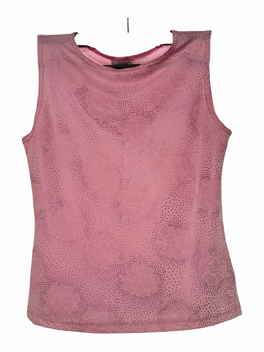 Nick & Sarah Pink Floral Embellished Sleeveless Tank Top Size Medium
